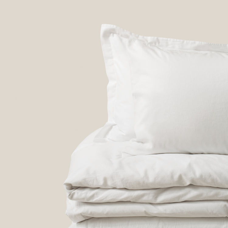 Washed Sateen Duvet Cover